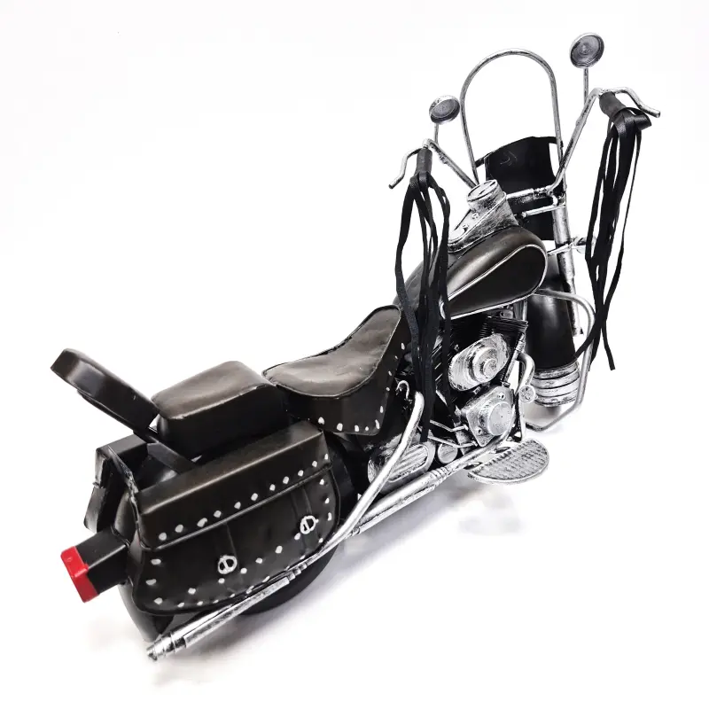 Motocicleta epoca, negru, din metal, model 12-17